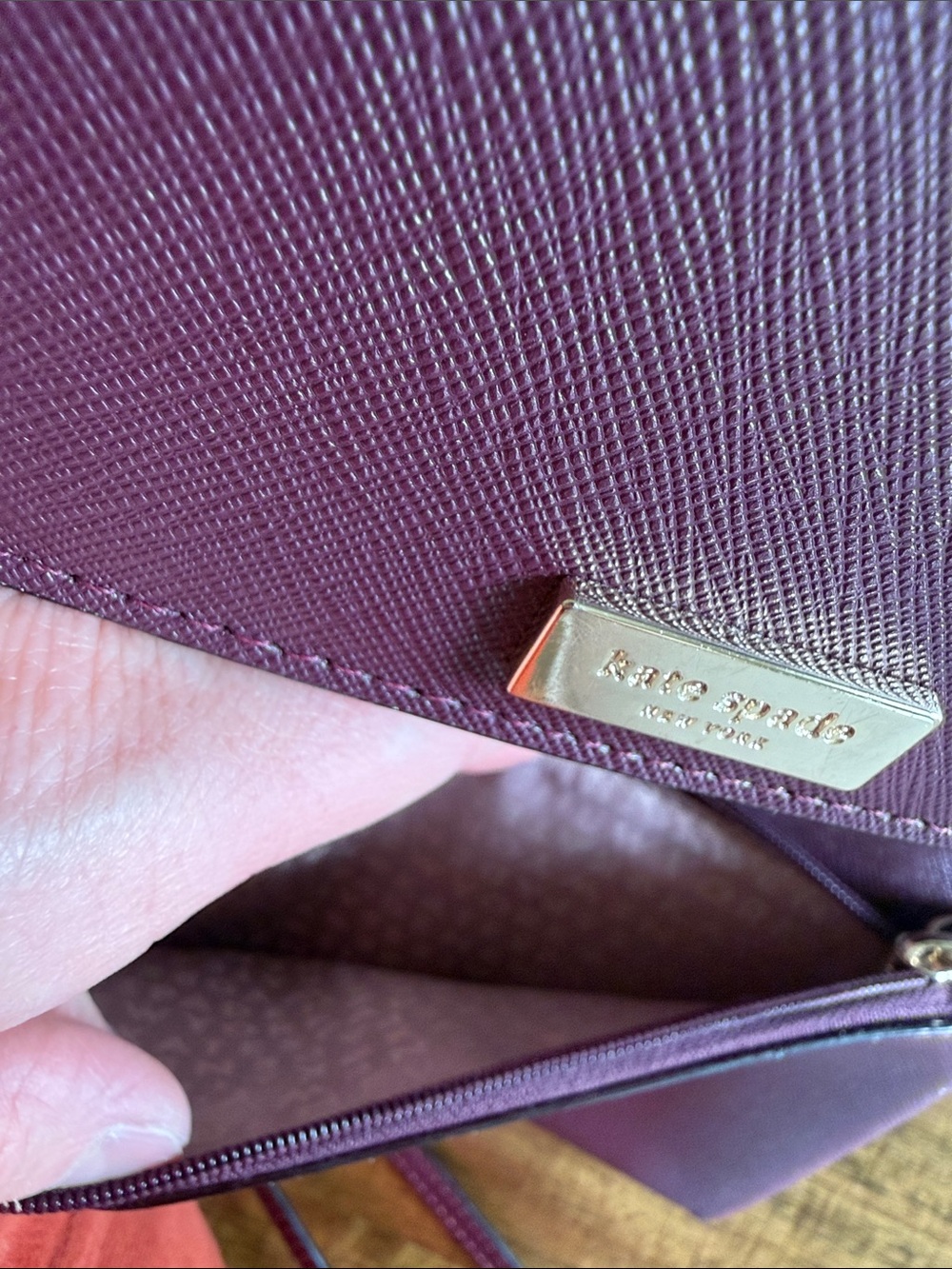 Kate Spade Women's Dark Plum Crossbody Shoulder Bag - Picture 12 of 13